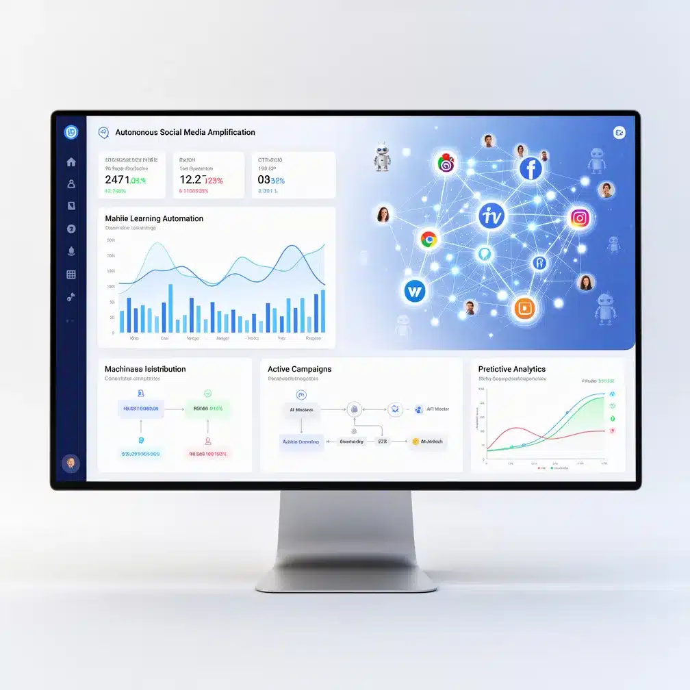 Autonomous Social Media Amplification